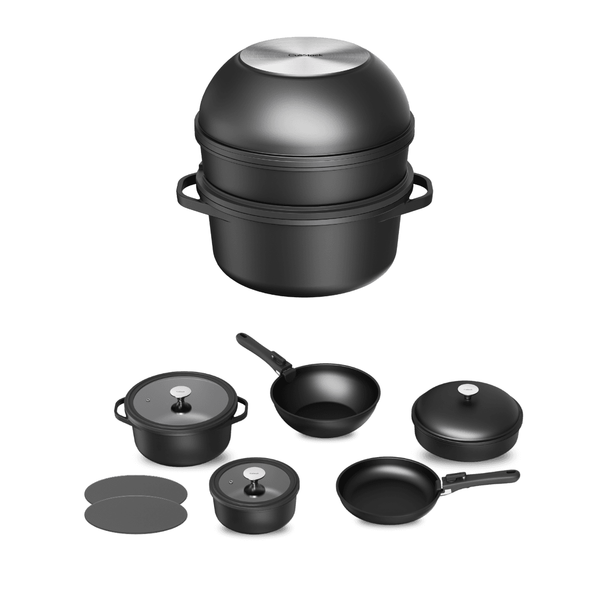 CuliStack Pro Pannenset (12-delig)